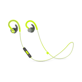 JBL Reflect Contour 2 - Green - Secure fit Wireless Sport Headphones - Hero