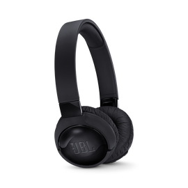 JBL Tune 600BTNC - Black - Wireless, on-ear, active noise-cancelling headphones. - Hero