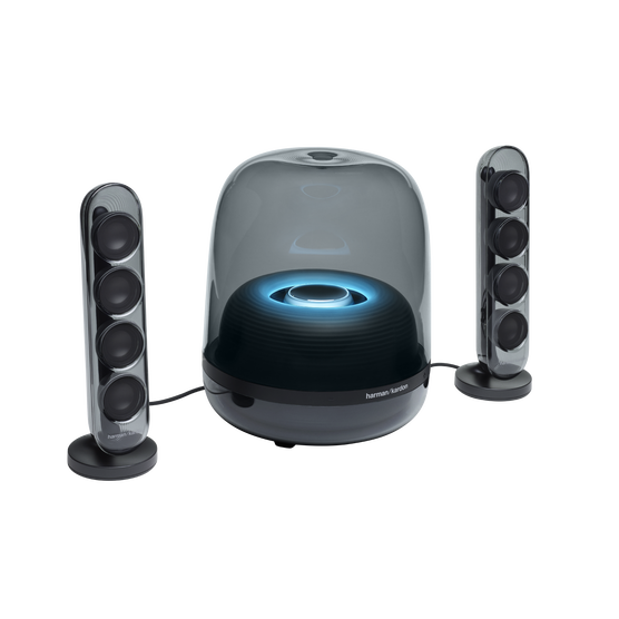 Harman Kardon SoundSticks 4 - Black - Bluetooth Speaker System - Hero