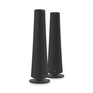 Harman Kardon Citation Tower - Black - Smart Premium Floorstanding Speaker that delivers an impactful performance - Hero