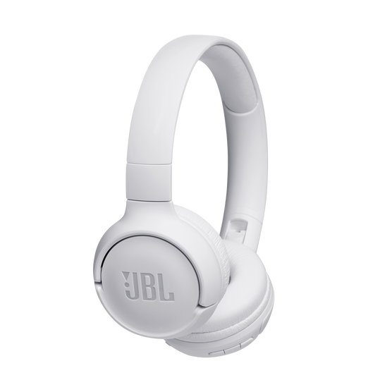 JBL Tune 500BT - White - Wireless on-ear headphones - Hero