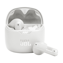 JBL Tune Flex - White - True wireless Noise Cancelling earbuds - Hero