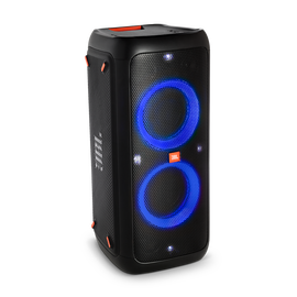 JBL PartyBox 300 - Black - Battery-powered portable Bluetooth party speaker with light effects - Hero