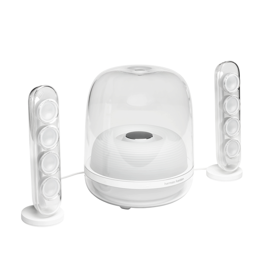 Harman Kardon SoundSticks 4 - White - Bluetooth Speaker System - Hero