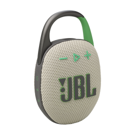 JBL Clip 5 - Sand - Ultra-portable waterproof speaker - Hero