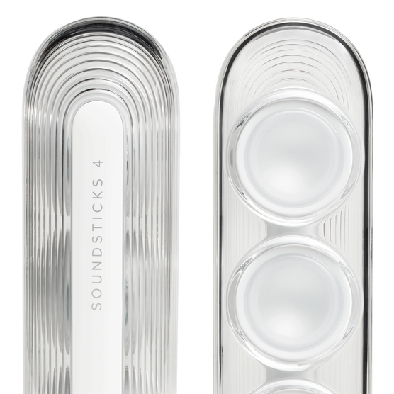 Harman Kardon SoundSticks 4 - White - Bluetooth Speaker System - Detailshot 3