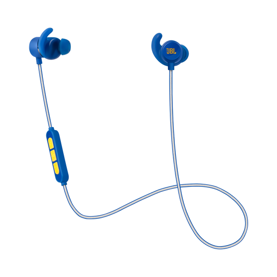 Reflect Mini BT Stephen Curry Signature Edition - Blue - The lightest & smallest Bluetooth sport headphones that feature legendary JBL® sound and a premium look and feel. - Hero