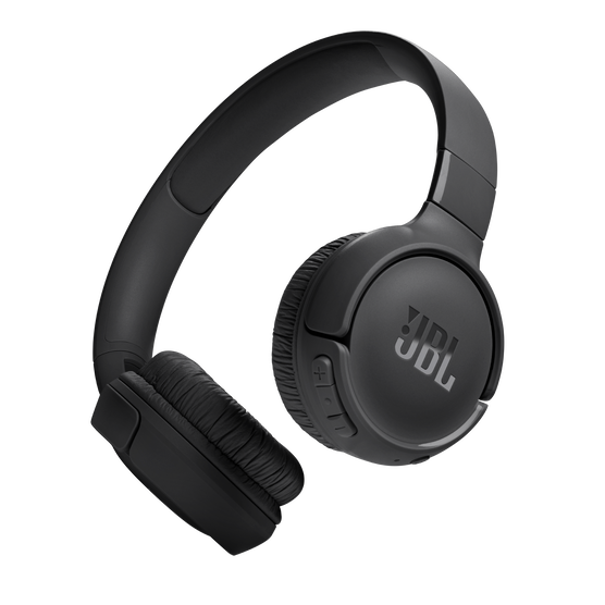 JBL Tune 520BT - Black - Wireless on-ear headphones - Hero