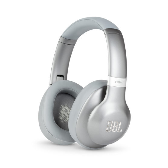 JBL EVEREST™ 710 - Silver - Wireless Over-ear headphones - Hero
