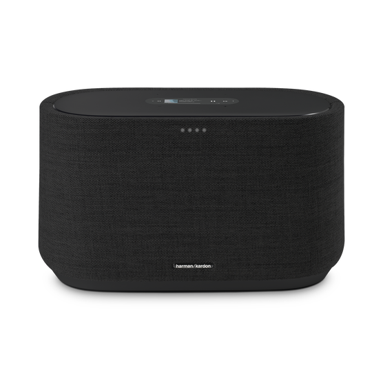 Harman Kardon Citation 300 - Black - The medium-size smart home speaker with award winning design - Front