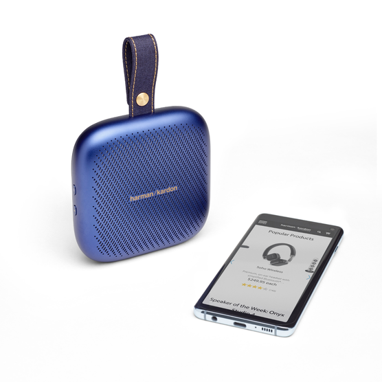 Harman Kardon Neo - Midnight Blue - Portable Bluetooth speaker - Detailshot 1