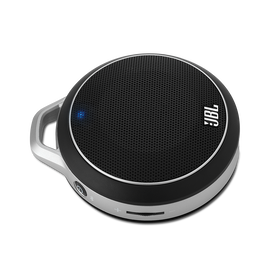 JBL Micro Wireless - Black - Mini Portable Bluetooth Speaker - Hero