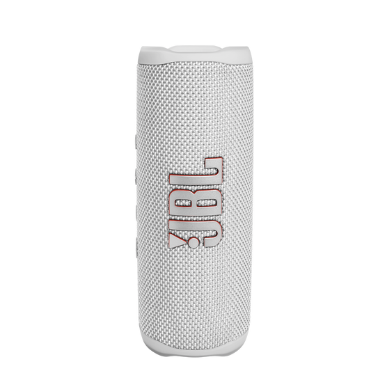 JBL Flip 6 - White - Portable Waterproof Speaker - Hero