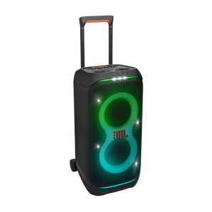 JBL PartyBox Stage 320 - Black - Portable party speaker with wheels - Hero