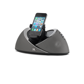 JBL OnBeat Air - Black-Z - High-performance AirPlay wireless loudspeaker docking station for iOS devices - Hero