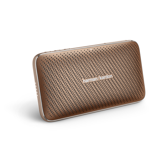 Harman Kardon Esquire Mini 2 - Brown - Ultra-slim and portable premium Bluetooth Speaker - Hero