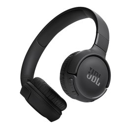 JBL Tune 520BT - Black - Wireless on-ear headphones - Hero